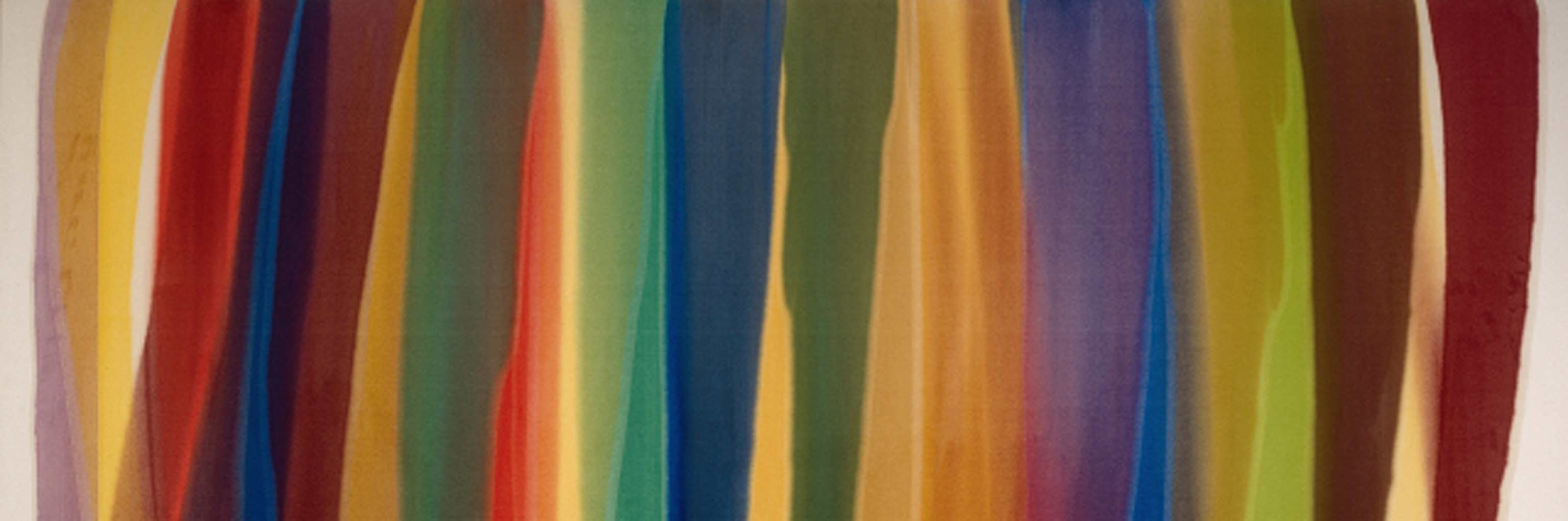Vertical streaks of various colors 
